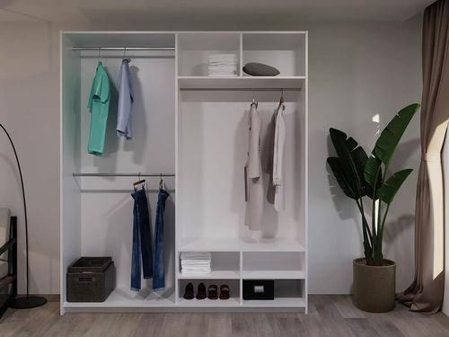 cumpără Dulap Bayro Top line Napoli 2000x2300x580 белый, купе (604798) în Chișinău 