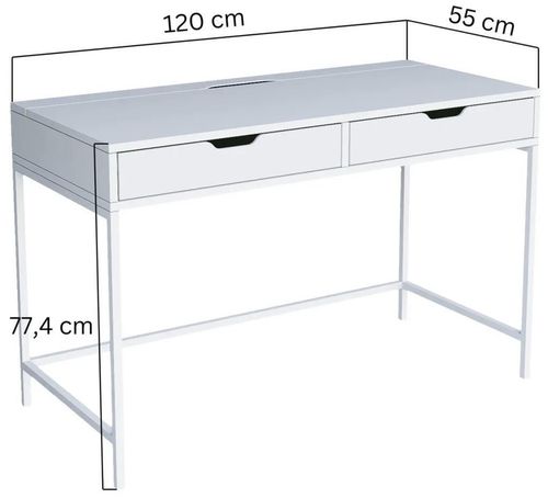 cumpără Masă de birou Trendy Duru 1600-47, 120x77,4x55cm în Chișinău 