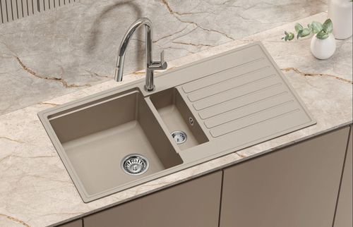 купить Сифон для кухонной мойки Helika-AquaSanita AQF-009V Stainless Steel + Plastic в Кишинёве 
