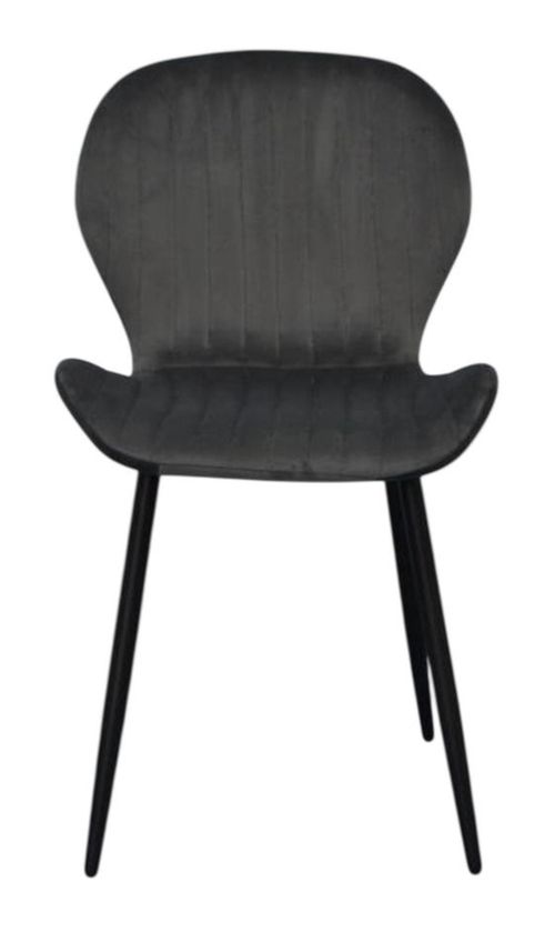 купить Стул Evelin di Costacurta YTC-064B, BLU-14 (Dark grey) в Кишинёве 