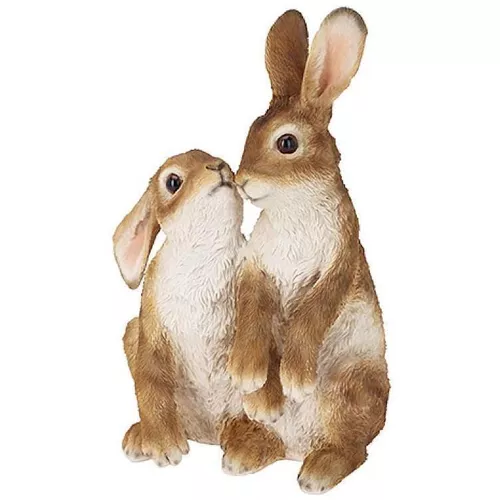 купить Декор ProGarden 24767 Statueta Iepure cu iepuras 17x13x28cm в Кишинёве 