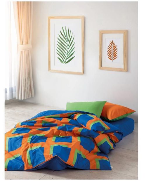 cumpără Lenjerie de pat Cotton Box Venus Blue Ranfors (2 persoane) în Chișinău 