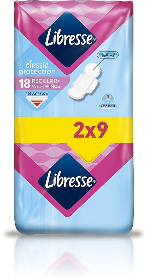 Absorbante Libresse Classic Protection Regular - 4 picaturi (18 шт) 