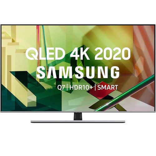 cumpără Televizor 55" QLED TV Samsung QE55Q77TAUXUA, Silver (3840x2160 UHD, SMART TV, PQI 3300Hz, DVB-T/T2/C/S2) în Chișinău 