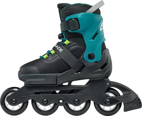 купить Роликовые коньки Rollerblade 86B0751520NG02 MICROBLADE XT Nero/Verde Petrolio Size 36-40,5 в Кишинёве 