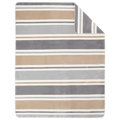 cumpără Textile de casă Ibena 2416/380 Jacquard Decke Barnsley Grey/beige în Chișinău 