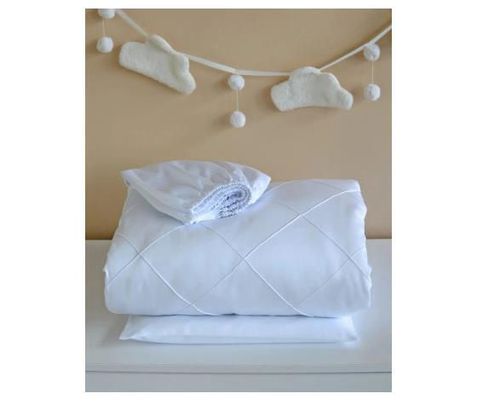cumpără Lenjerie de pat pentru copii Veres 153.2.31 Сменная постель Флоренс белая (90x110/40x60) (3ед.) în Chișinău 