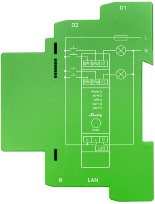 cumpără Întrerupător electric Shelly Pro Dimmer 2 (3800235268179) în Chișinău 