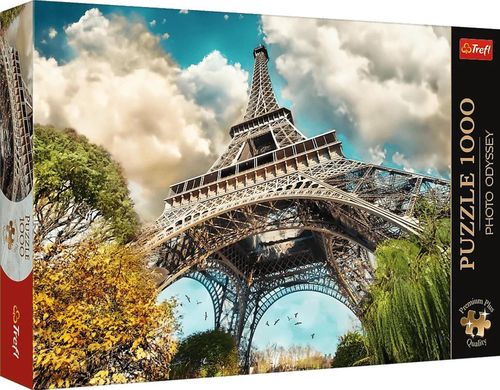cumpără Puzzle Trefl R25K /37 (10815) 1000  Eiffel Tower in Paris, France în Chișinău 