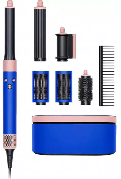 cumpără Aparat pentru aranjarea părului Dyson HS05 Airwrap Complete Long Blue/Blush Gift Edition (460690) în Chișinău 