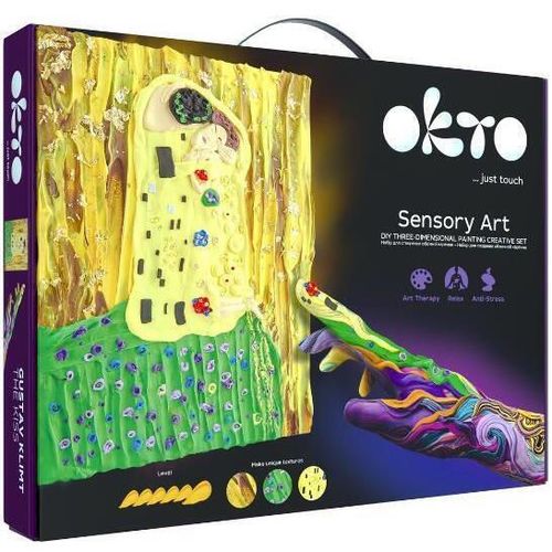 cumpără Set de creație Okto 10006 Tablou 3D cu plastilină ușoară 30x40сm, Sărutul în Chișinău 