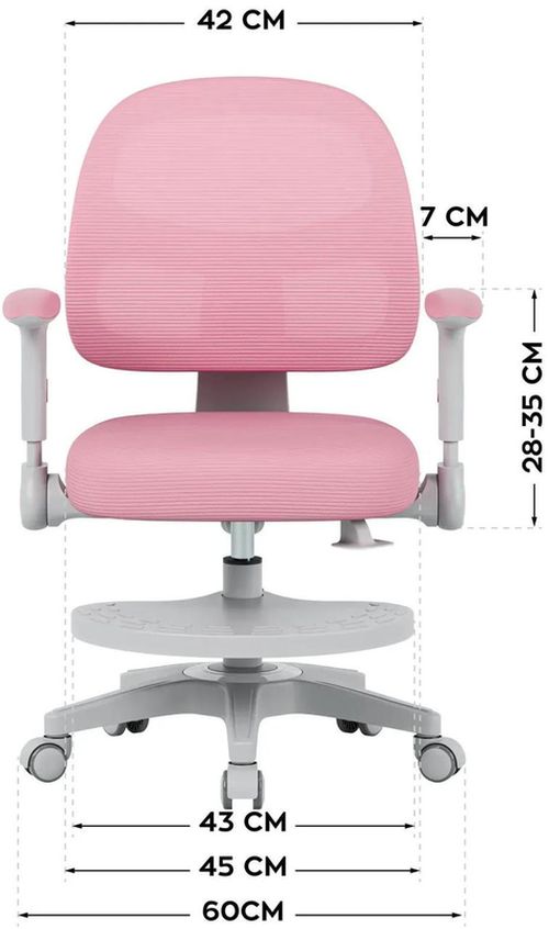 cumpără Fotoliu de birou Mark Adler Junior 5.0 Pink în Chișinău 