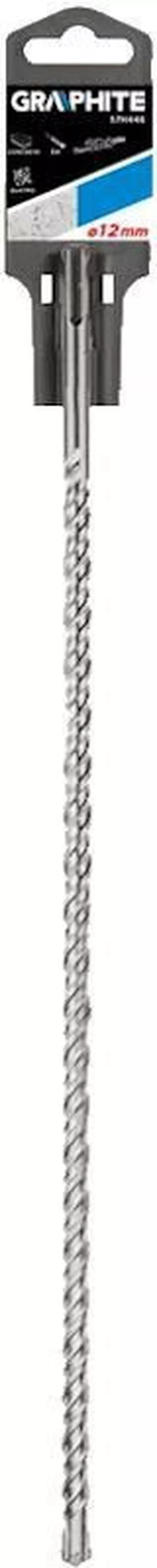 cumpără Set de tubulare, bite, duze Graphite 57H446 Burghiu p/u beton SDS-PLUS S4 QUATRO, 12x400mm în Chișinău 