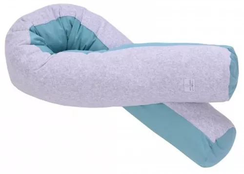 cumpără Pernă pentru gravide și mame care alăptează Veres 302.01.3 Comfort Long Velour grey-tiffany 170*52 în Chișinău 