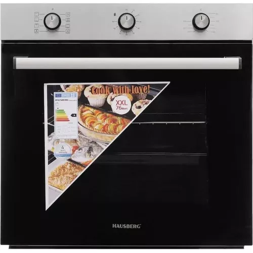 купить Встраиваемый духовой шкаф электрический Hausberg HB-8053 inox в Кишинёве 