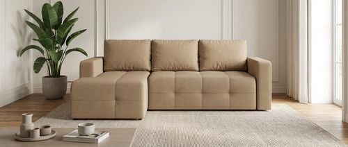 cumpără Canapea Sofyno TWIST canapea de colț extensibilă L (Viva 2 Bej) în Chișinău 