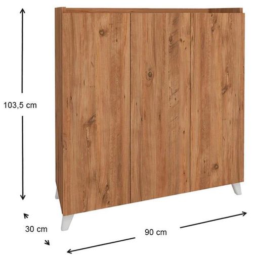 купить Комод Fabulous Multifunctional Cabinet With 3 Doors (Pine) в Кишинёве 