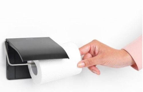 купить Держатель бумаги Brabantia 90300277 ReNew, negru mat в Кишинёве 