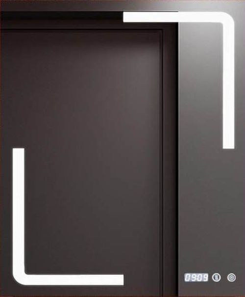 cumpără Oglindă baie Bayro Edge 700x800 LED touch, подогрев, часы, термометр în Chișinău 