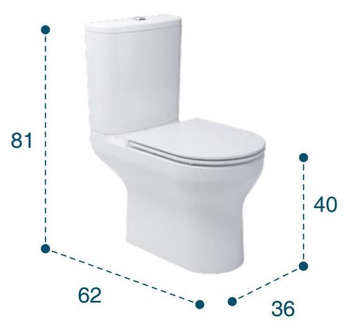 cumpără Vas WC Nomo 10246VF set vas WC (11146) în Chișinău 