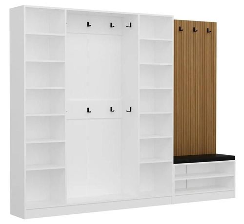 cumpără Mobilă pentru antreu Trendy Noe-8297, 270x210x35cm (GTR004017) în Chișinău 