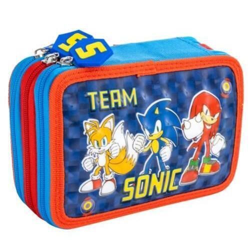 купить Школьный пенал miscellaneous SON04735_9 Penar Sonic (3 compart.) в Кишинёве 