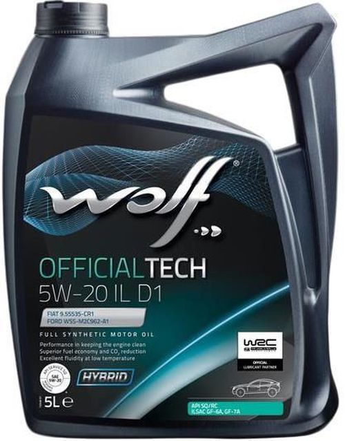 купить Масло Wolf 5W20 OFFTECH IL D1 5L в Кишинёве 