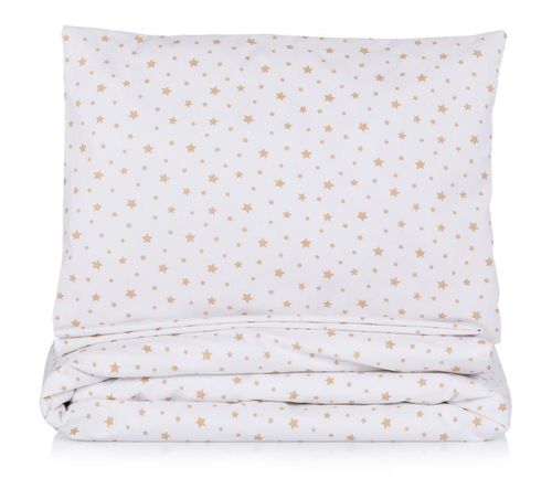 cumpără Lenjerie de pat pentru copii Chipolino SPCET502601 Постель 5ед Beige Stars în Chișinău 