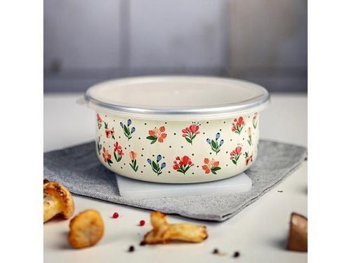 купить Контейнер для хранения пищи Promstore 57061 Recipient emailat Fiorella 16cm, 1.3L, capac din plastic в Кишинёве 