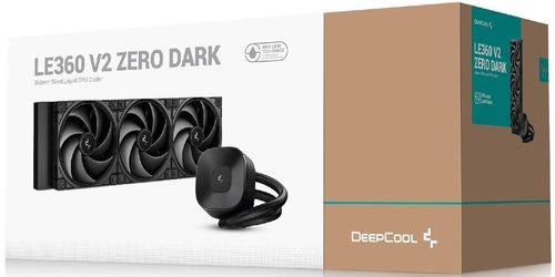 купить Кулер Deepcool LE360 V2 ZERO DARK Black в Кишинёве 