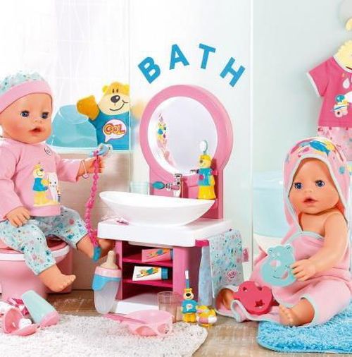 купить Игровой комплекс для детей Zapf 831953 Игровой набор BABY born Bath Toothcare Spa в Кишинёве 