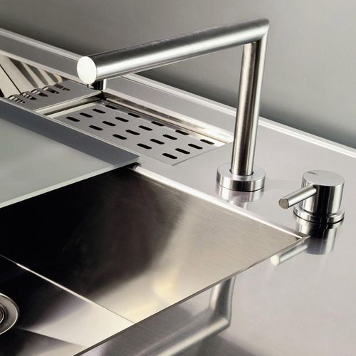 купить Смеситель кухонный Gessi 50107-031 Suggiu Chrome в Кишинёве 