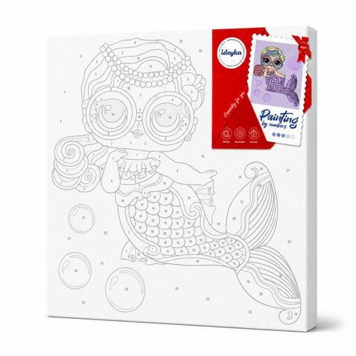 купить Картина по номерам Ideyka (KHO6263) L.O.L. Surprise! Mermaids Miss Sea, 40х40 в Кишинёве 