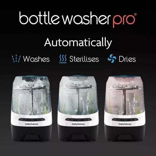 cumpără Încălzitor BabyBrezza BRZ0189 Bottle Washer Pro All White, dispozitiv pentru spalat, sterilizat si uscat biberoane în Chișinău 