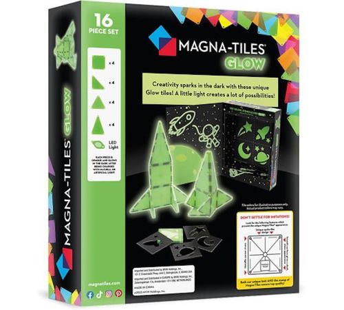 купить Конструктор miscellaneous 18816 Magna-Tiles Glow set 16pcs в Кишинёве 