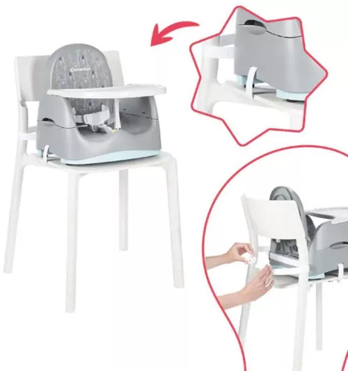 cumpără Scaun de masă Badabulle B009015 Booster compact Home&Go din materiale reciclabile în Chișinău 