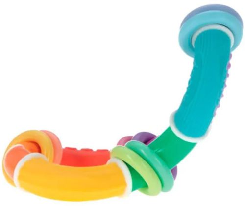 cumpără Iinel dentiție Nuby NV06029 Twist&Rattle Teether Toy with Rings (6m+) în Chișinău 