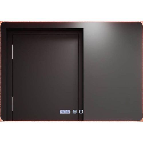 cumpără Oglindă baie Bayro Moon 900x800 LED tactil, neutru, încălzit, ceas, termometru în Chișinău 