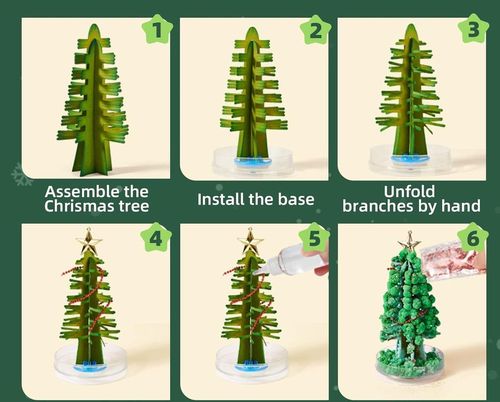 купить Настольная игра Mideer CT2216 Experimentul științific Pom de Crăciun din cristale в Кишинёве 