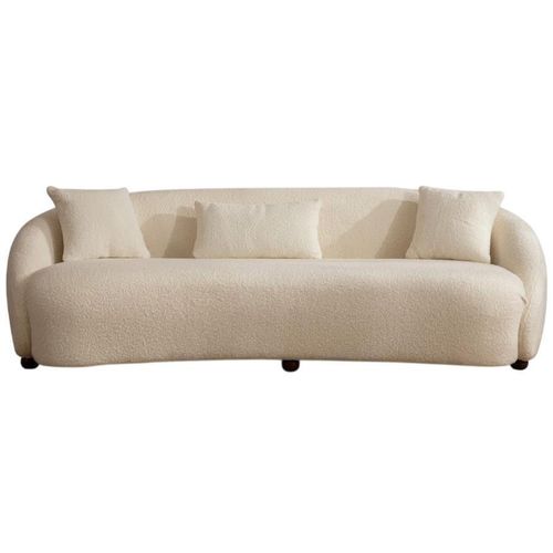 купить Диван Trendy Napoli Crem Bouclette (3 locuri) в Кишинёве 