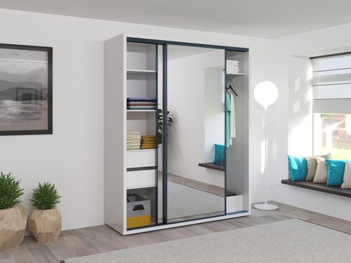 cumpără Dulap Bayro Parma 1800x2250x600 белый, купе în Chișinău 