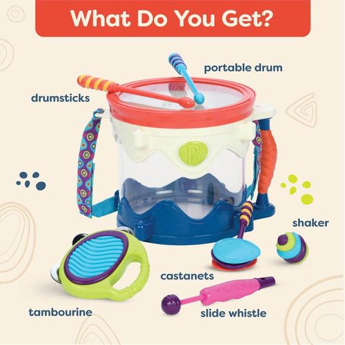 cumpără Jucărie muzicală Battat BX1446X Set Tobă, 60360 în Chișinău 