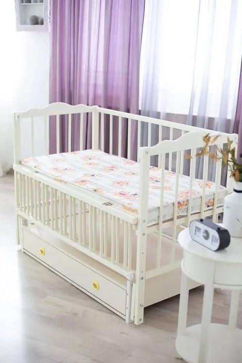 купить Кроватка Kuzya Anghelina cu sertar (ivory) в Кишинёве 