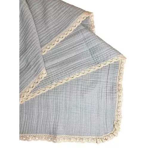 cumpără Lenjerie de pat pentru copii PernaMea Cuvertura Muselina 4str 70x100cm Gri (PM.101558/5) în Chișinău 