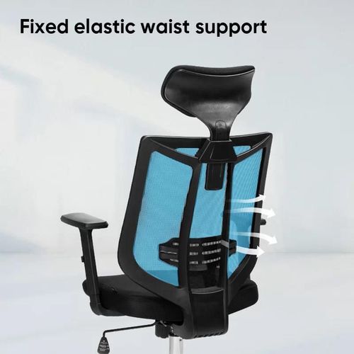 cumpără Fotoliu de birou Deli DLE4512, plasă și tapițerie, negru în Chișinău 