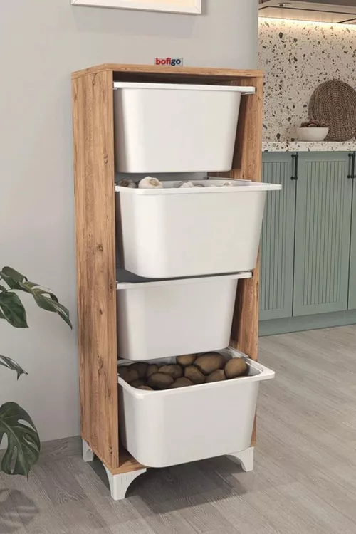 cumpără Etajeră Bofigo Стеллаж для хранения игрушек 12-04-02 Pine/White în Chișinău 