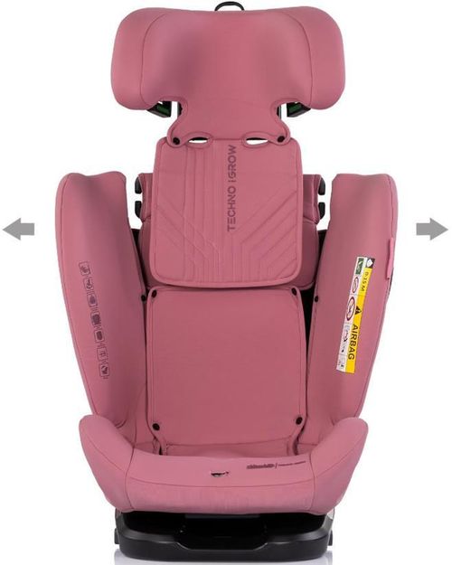 cumpără Scaun auto Chipolino STKTHG02605PP I-Size 40-150cm Isofix 360 Techno iGrow powder pink în Chișinău 