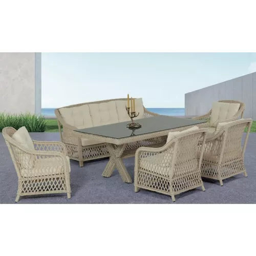 купить Садовая мебель SunYard Set Rolex 147 bej (perne - cappucino) в Кишинёве 