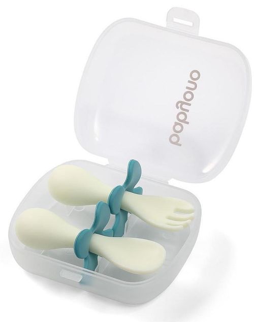 купить Посуда для кормления BabyOno 0969/02 Lingura cu Furculita intr-o cutie в Кишинёве 