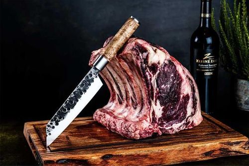 купить Набор ножей Forged VG10 Bunka Knife set 2 cutite cu huse din piele в Кишинёве 